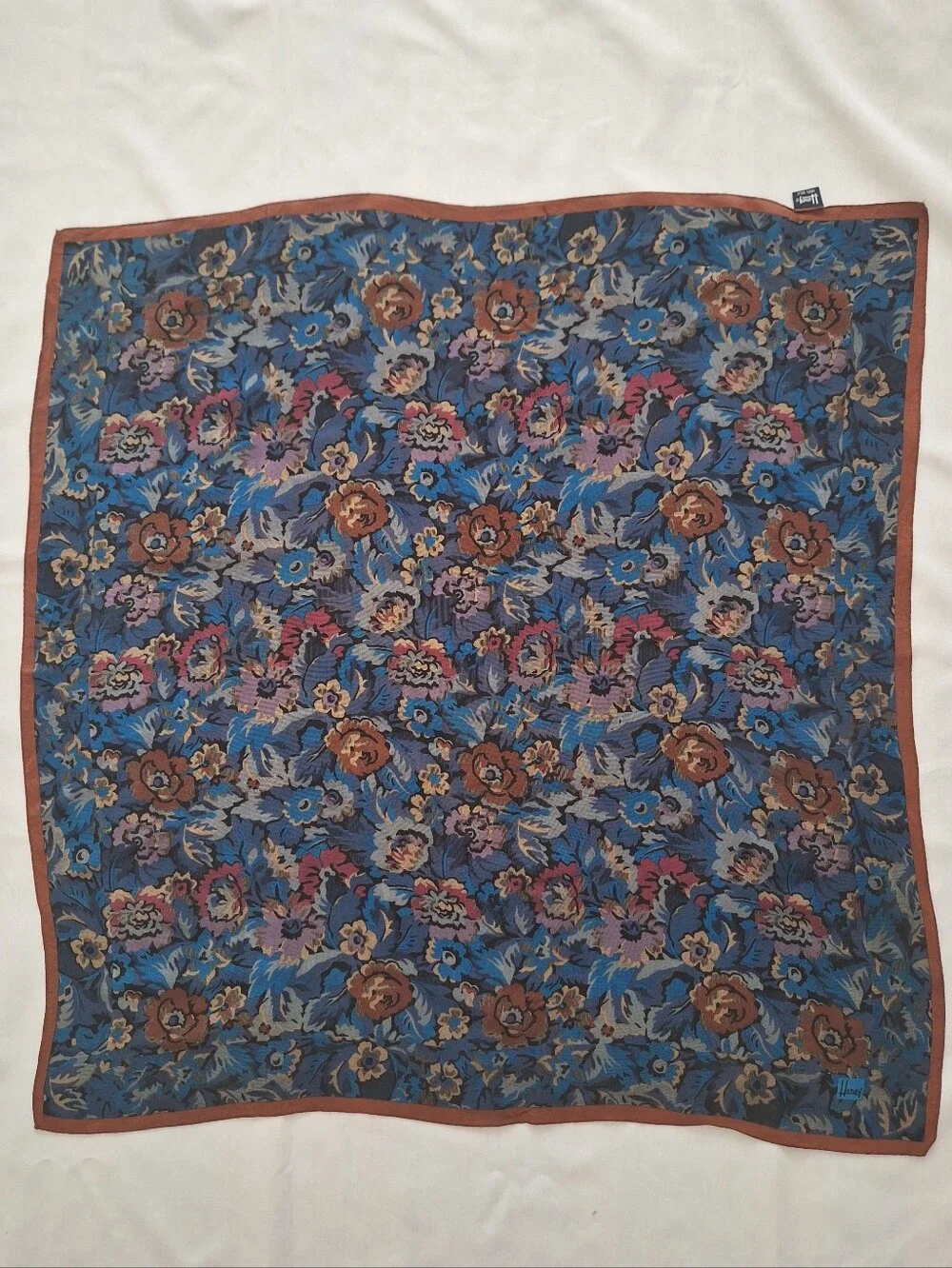 Honey Silk Scarf Floral Multi Color